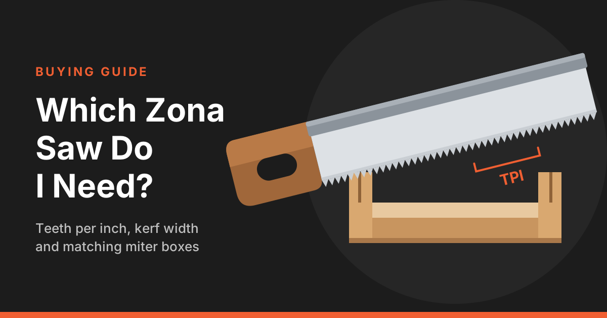 How to Choose the Right Zona Razor Saw and Miter Box - Zona Tool